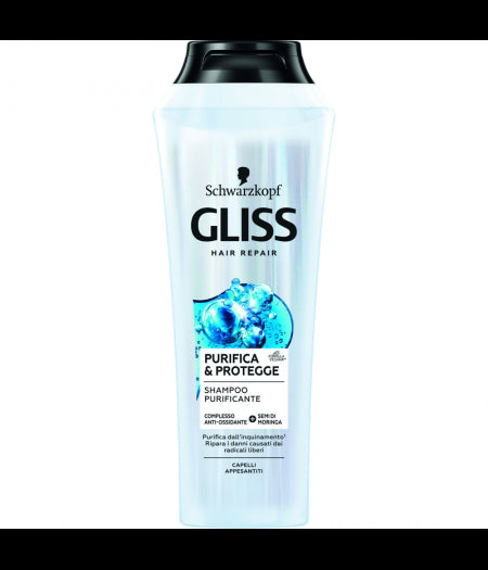 SCHWARZKOPF GLISS SHAMPOO PURI&PROTEGGE 250 ML - Tre Pi Profumerie