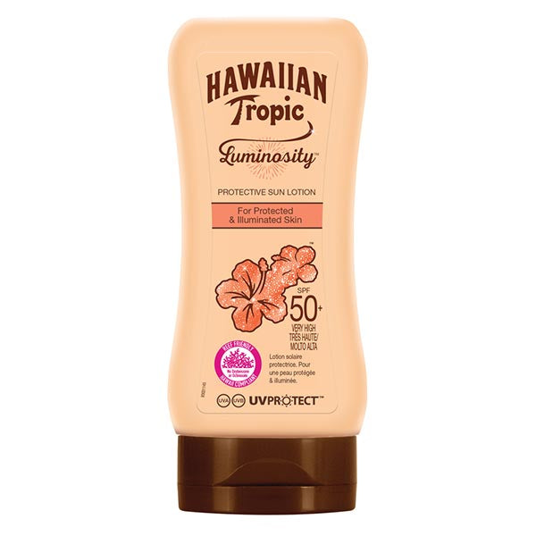 HAWAIIAN TROPIC LUMINOSITY PROTEZIONE LOTION SPF 50 180 ML - Tre Pi Profumerie
