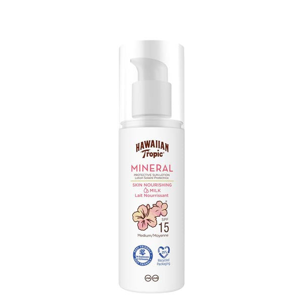 HAWAIIAN TROPIC MINERALPROTEZIONE SOLARE VISO SPF 15 100 ML - Tre Pi Profumerie