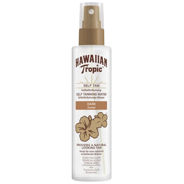 HAWAIIAN TROPIC SATIN ACQUA AUTOABBRONZANTE TINTA SCURA 190 ML - Tre Pi Profumerie