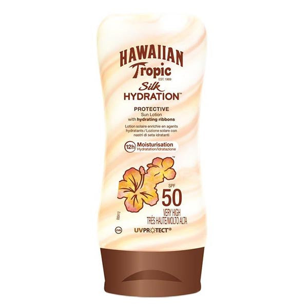 HAWAIIAN TROPIC SILK HYDRATION SPF50 180 ML - Tre Pi Profumerie