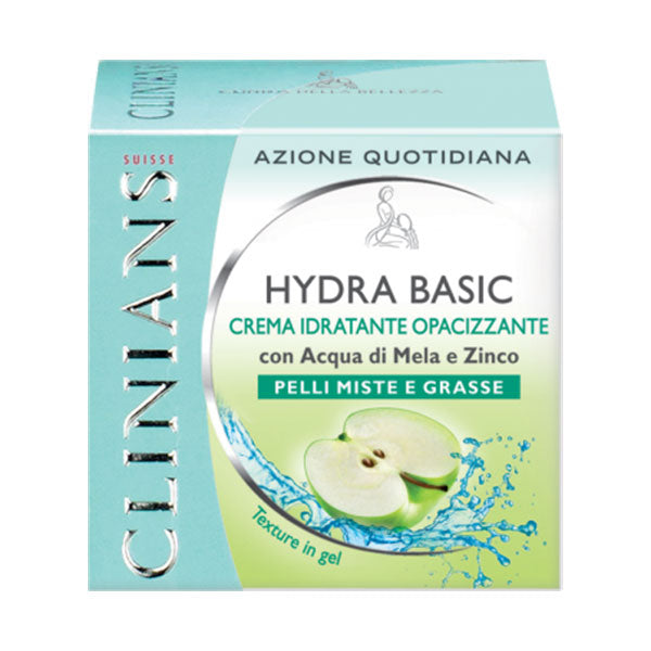 CLINIANS HYDRA BASIC CREMA IDRATANTE OPACIZZANTE MISTE E GRASSE - Tre Pi Profumerie