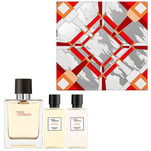 HERMES TERRE D'HERMES COFANETTO EDT 50 + SHOWER 40 + B.LOTION 40 - Tre Pi Profumerie