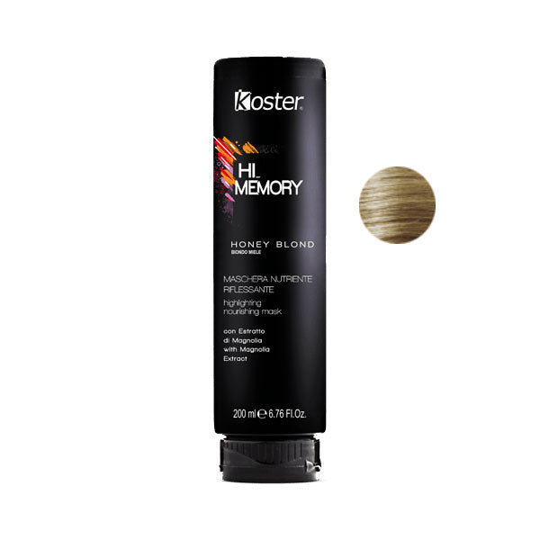 KOSTER HI MEMORY MASCHERA NUTRIENTE RIFLESSANT HONEY BLOND 200ML - Tre Pi Profumerie