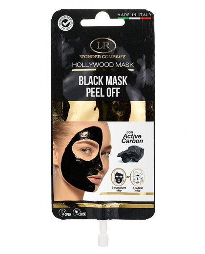 WONDER COMPANY BLACK MASK PEEL OFF DETOX & PURIFYING 15 ML - Tre Pi Profumerie