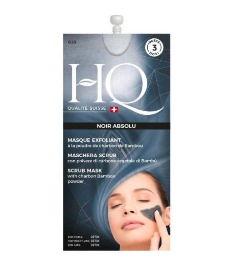 HQ MASCHERA VISO NERA PEEL OFF C/VEGET 15 ML - Tre Pi Profumerie