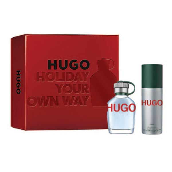 HUGO BOSS HUGO COFANETTO EDT 75 ML + DEOORANTE 150 ML - Tre Pi Profumerie