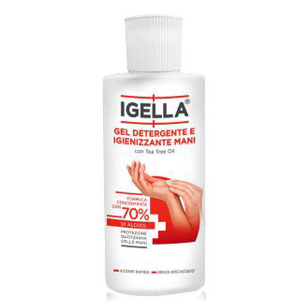 IGELLA GEL DETERGENTE IGIENIZZANTE MANI SENZA RISCIACQUO 250 ML - Tre Pi Profumerie
