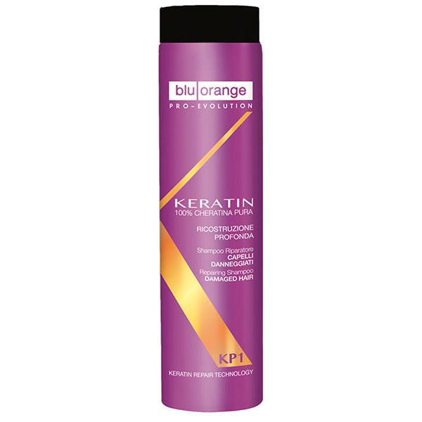 BLU ORANGE KERATIN SHAMPOO RIPARATORE 200 ML - Tre Pi Profumerie