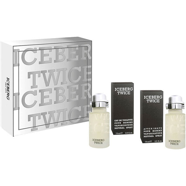 ICEBERG TWICE HOMME COFANETTO EDT 75 ML + DOPOBARBA 75 ML - Tre Pi Profumerie