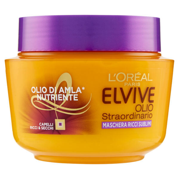 L'OREAL ELVIVE MASCHERAOLIO DI AMLA RICCI SUBLIMI 300 ML - Tre Pi Profumerie