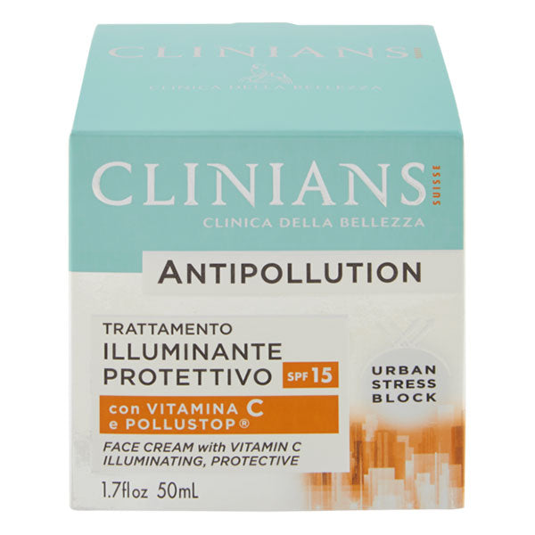 CLINIANS ANTIPOLLUTION TRATTAMENTO ILLUMINANTE PROTETTIVO 50 ML - Tre Pi Profumerie