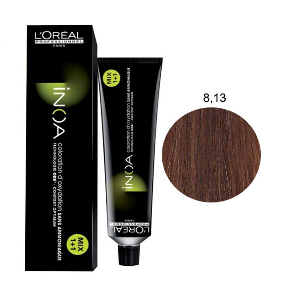 L'OREAL PROFESSIONNEL INOA BIONDO CHIARO BEIGIE CENERE 8,13 - Tre Pi Profumerie