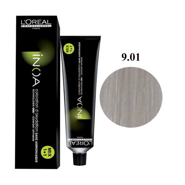 L'OREAL PROFESSIONNEL INOA BIONDO CHIARISS.NATURALE CENERE 9,01 - Tre Pi Profumerie