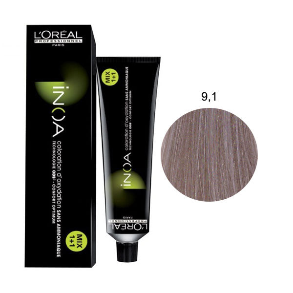 L'OREAL PROFESSIONNEL INOA BIONDO CHIARISSIMO CENERE 9,1 - Tre Pi Profumerie