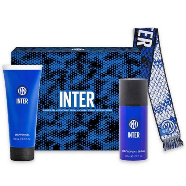 INTER COFANETTO REGALO DEO150+SG200+SCIARPA - Tre Pi Profumerie