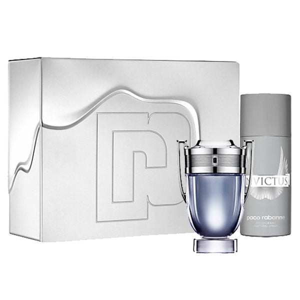 PACO RABANNE INVICTUS COFANETTO EDT 100 + DEO SPRAY 150 ML - Tre Pi Profumerie