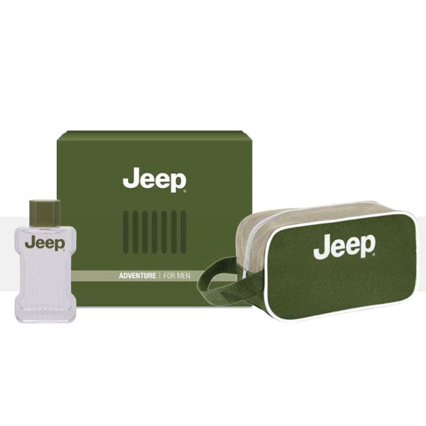JEEP ADVENTURE FOR MEN COFANETTO EDT 100 ML + BEAUTY CASE - Tre Pi Profumerie