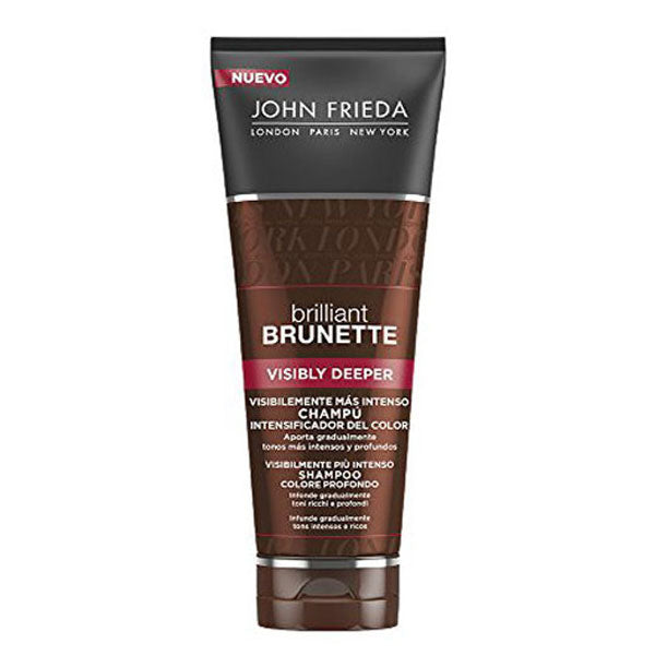 JOHN FRIEDA BRILLIANT BRUNETTE SHAMPOO COLORE PROFONDO 250 ML - Tre Pi Profumerie