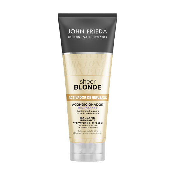 JOHN FRIEDA SHEER BLONDE BALSAMO IDRATANTE ATTIVA RIFLESSI 250ML - Tre Pi Profumerie