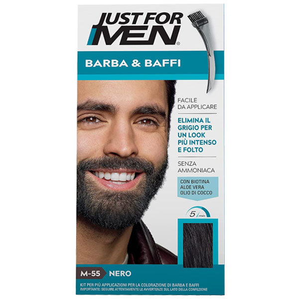 JUST FOR MEN BARBA E BAFFI ELIMINA IL GRIGIO NERO - Tre Pi Profumerie