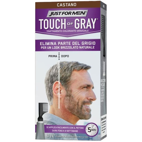 JUST FOR MEN TOUCH GRAYCASTANO - Tre Pi Profumerie