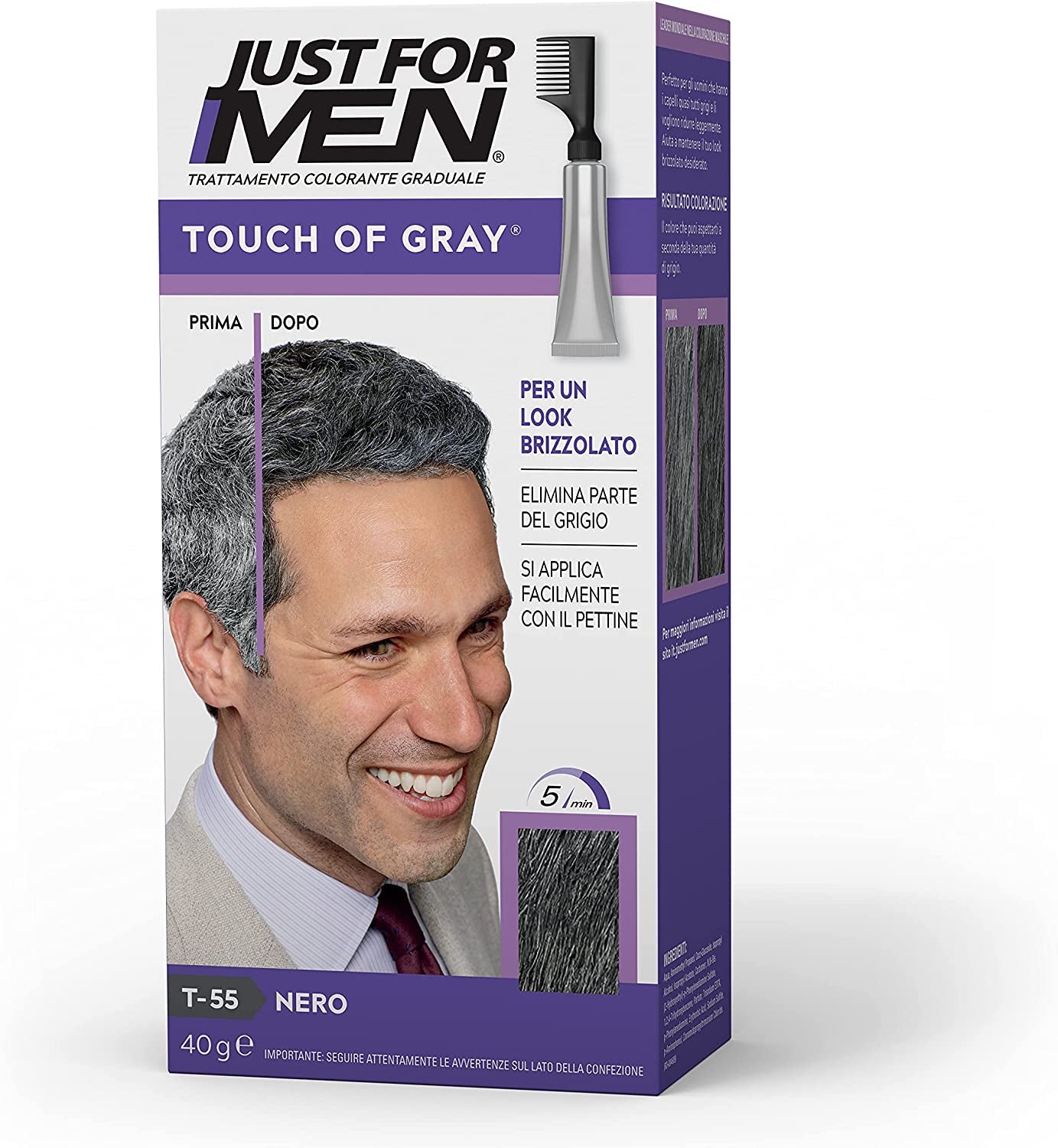 JUST FOR MEN TOUCH GRAYNERO - Tre Pi Profumerie