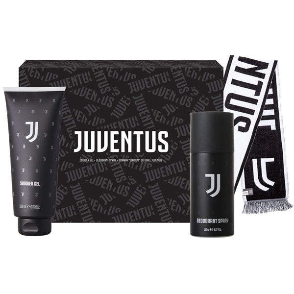 JUVENTUS COFANETTO REGALO DEO150+SG200+SCIARPA - Tre Pi Profumerie
