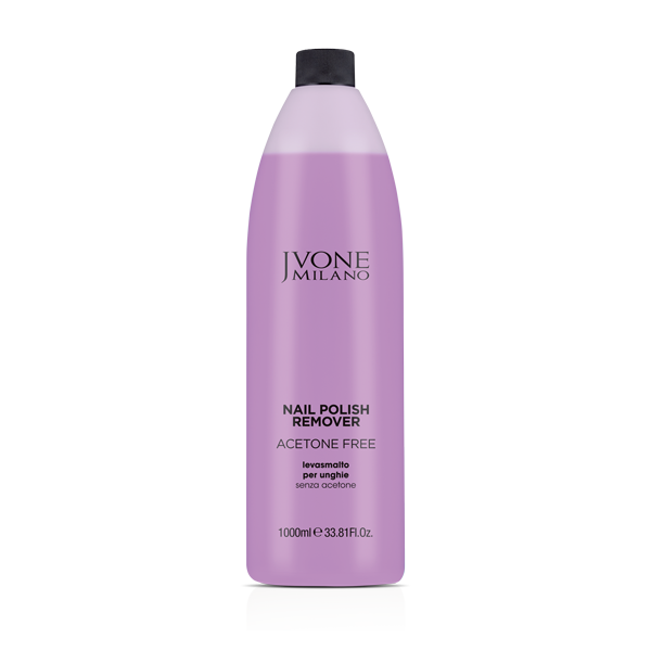 JVONE MILANO NAIL POLISH REMOVER ACETONE FREE 1000 ML - Tre Pi Profumerie