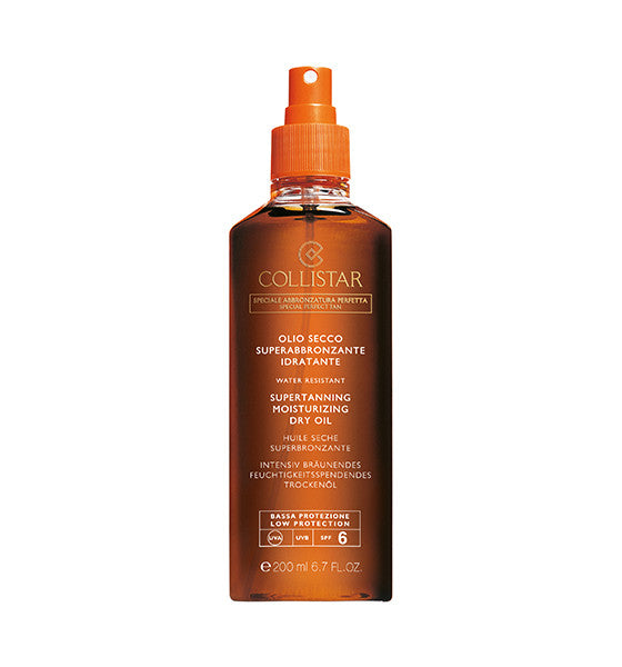 COLLISTAR OLIO SECCO SUPERABBRONZANTE IDRATANTE SPF 6 200 ML - Tre Pi Profumerie
