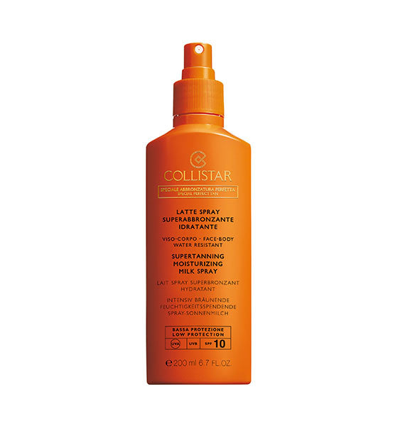 COLLISTAR LATTE SPRAY SUPERABBRONZANTE SPF 10 200 ML - Tre Pi Profumerie