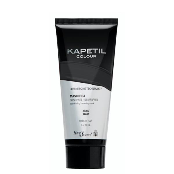 KAPETIL MASCHERA CAPELLI RAVVIVANTE ILLUMINANTE NERO 200ML - Tre Pi Profumerie