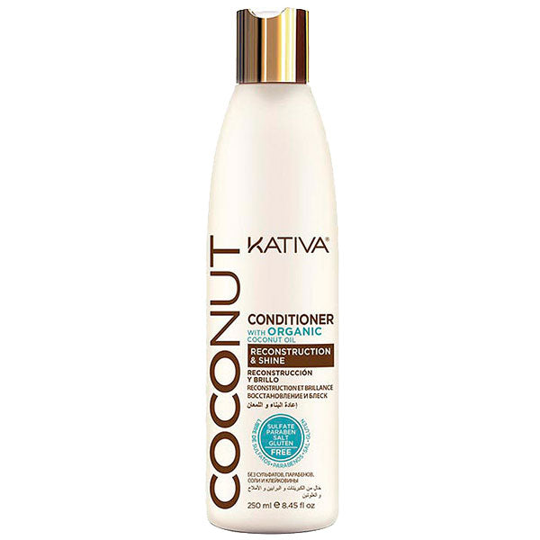 KATIVA COCONUT CONDITIONER RECONSTRUCTION&SHINE 355 ML - Tre Pi Profumerie