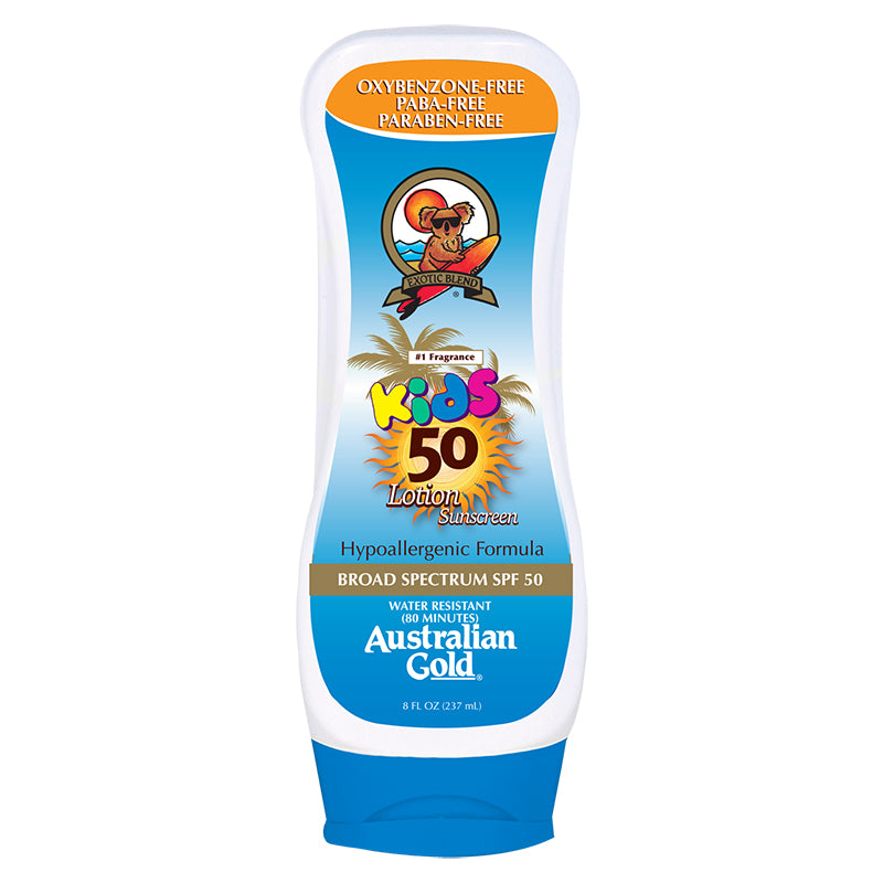 AUSTRALIAN GOLD LOTION SPF 50 KIDS HIGH PROTECTION 237 ML - Tre Pi Profumerie