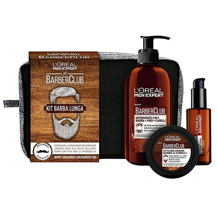 L'OREAL MEN EXPERT BARBER CLUB KIT BARBA LUNGA - Tre Pi Profumerie