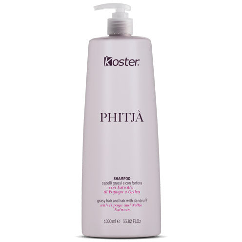 KOSTER PHITJA SHAMPOO PAPAYA & ORTICA CAPELLI GRASSI 1000 ML - Tre Pi Profumerie
