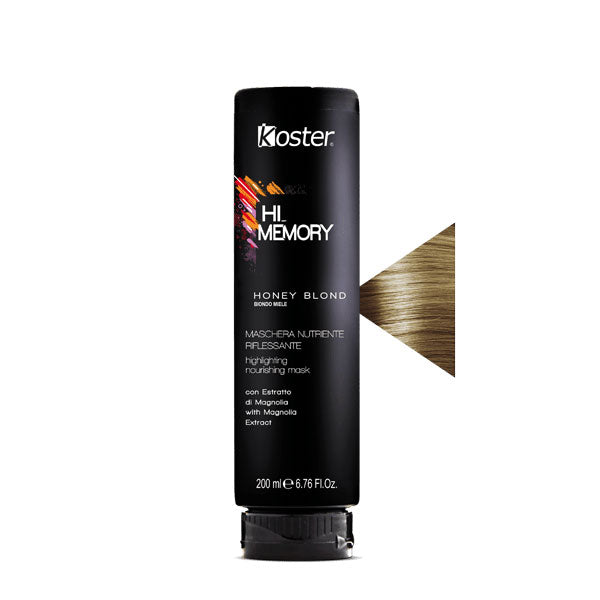 KOSTER HI MEMORY MASCHERA NUTRIENTE RIFLESSANT HONEY BLOND 200ML - Tre Pi Profumerie