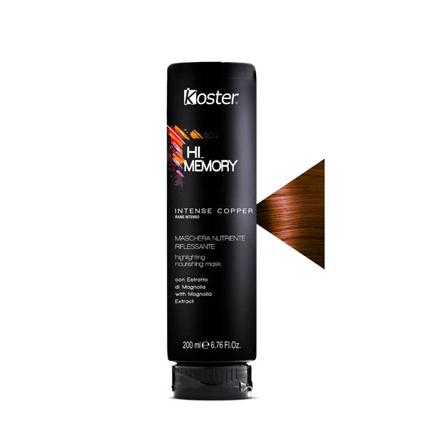 KOSTER HI MEMORY MASCHERA NUTRIENTE RIFLESSANTE INT COPPER 200ML - Tre Pi Profumerie