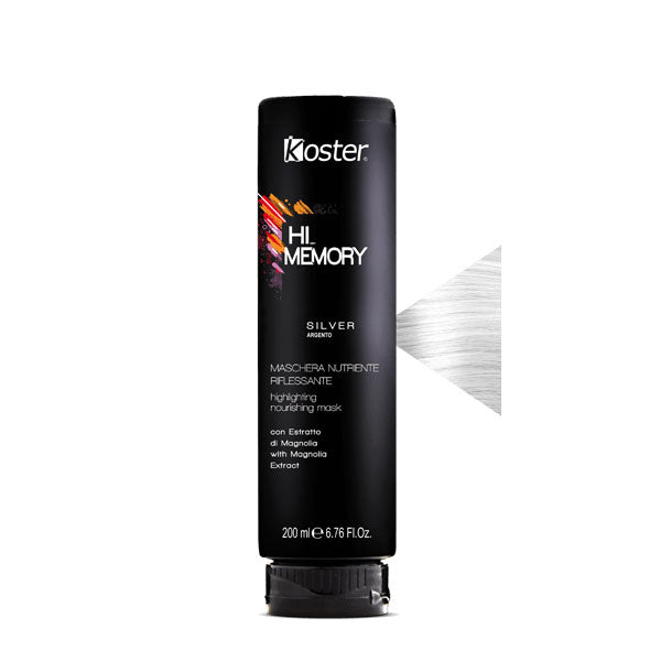 KOSTER HI MEMORY MASCHERA NUTRIENTE RIFLESSANTE SILVER 200 ML - Tre Pi Profumerie