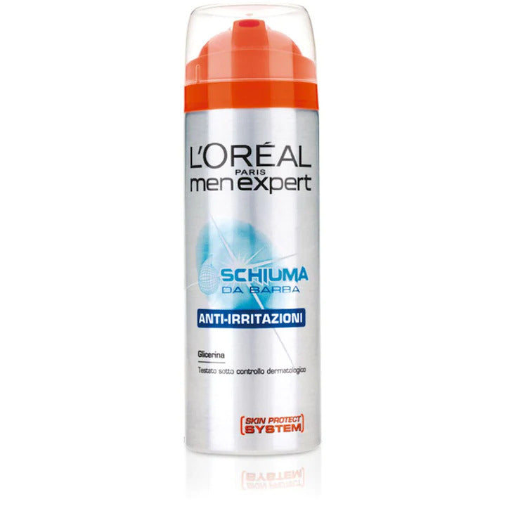 L'OREAL MEN EXPERT SCHIUMA DA BARBA ANTI-IRRITAZIONE 200 ML - Tre Pi Profumerie