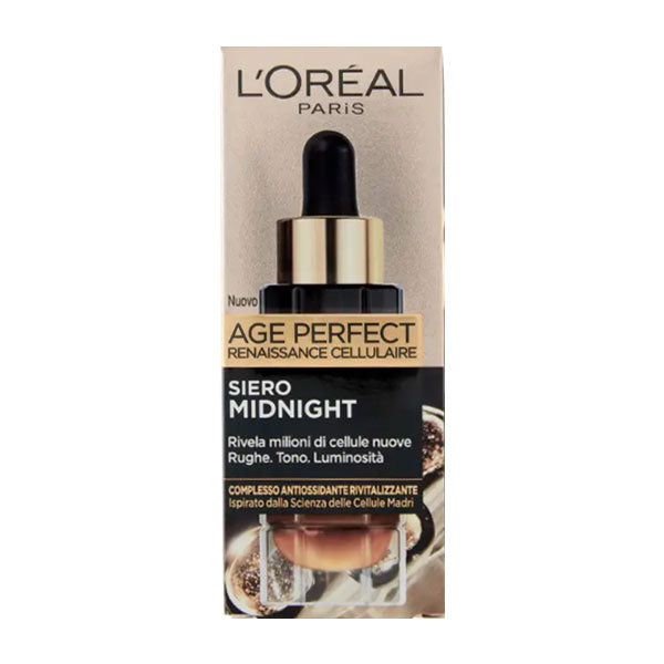 L'OREAL AGE PERFECT REINAISSANCE SIERO MIDNIGHT 30 ML - Tre Pi Profumerie