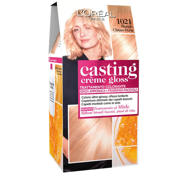 L'OREAL CASTING CREME GLOSS BIONDO CHIARO PERLA 1021 - Tre Pi Profumerie
