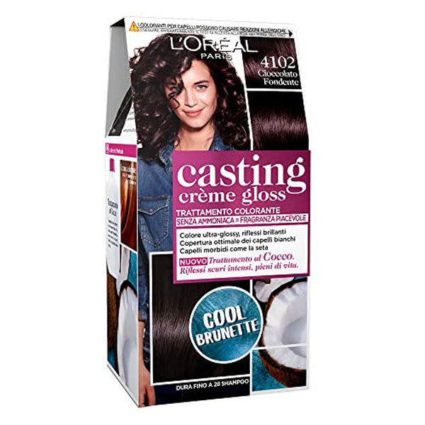 L'OREAL CASTING CREME GLOSS CIOCCOLATO FONDENTE 4102 - Tre Pi Profumerie
