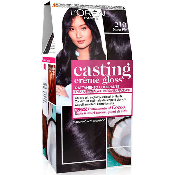 L'OREAL CASTING CREME GLOSS NERO BLU 210 - Tre Pi Profumerie