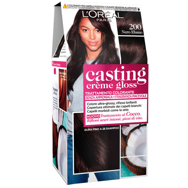 L'OREAL CASTING CREME GLOSS NERO EBANO 200 - Tre Pi Profumerie
