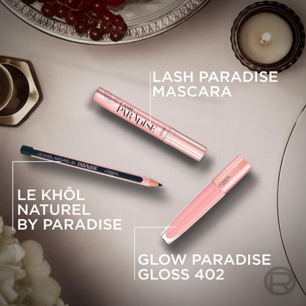 L'OREAL COFANETTO MASCARA LASH PARADISE + MAXI BEAUTY CASE NERO - Tre Pi Profumerie