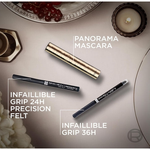 L'OREAL COFANETTO MASCARA PANORAMA + MAXI BEAUTY CASE NERO - Tre Pi Profumerie