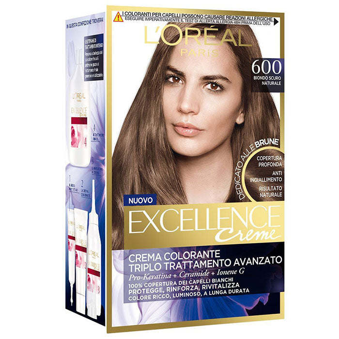 L'OREAL EXCELLENCE BIONDO SCURO NATURALE 600 - Tre Pi Profumerie