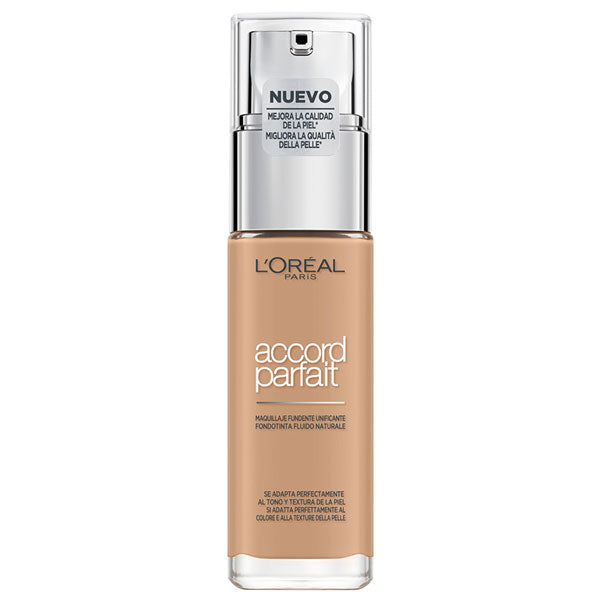 L'OREAL FONDOTINTA ACCORD PARFAIT FLUIDO SAND 5.N - Tre Pi Profumerie