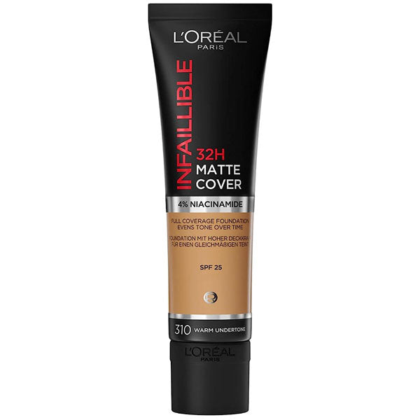 L'OREAL FONDOTINTA INFAILLIBLE 32H MATTE COVER 310 - Tre Pi Profumerie